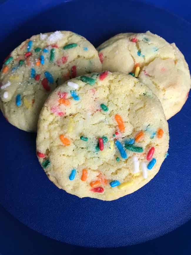 cake batter cookies