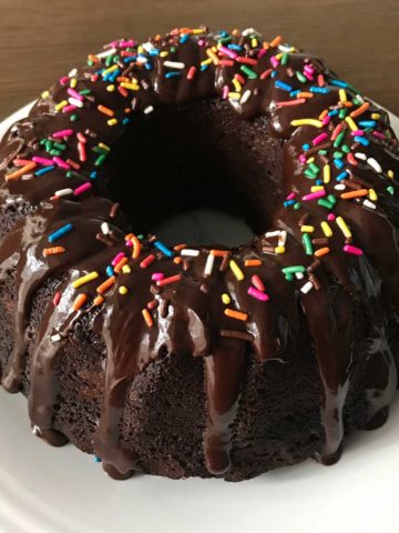 Cake Mix Chocolate Bundt