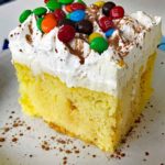 Cannoli Poke Cake