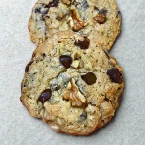 Two cookies made with the DoubleTree Hotel Copycat recipe