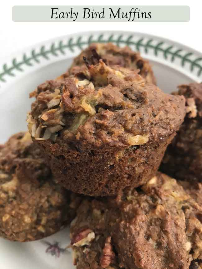 Early Bird Muffins from the Publix Bran Flakes box.