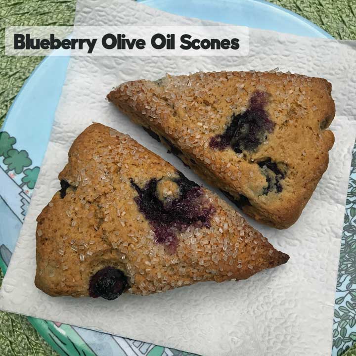 Blueberry Olive Oil Scones