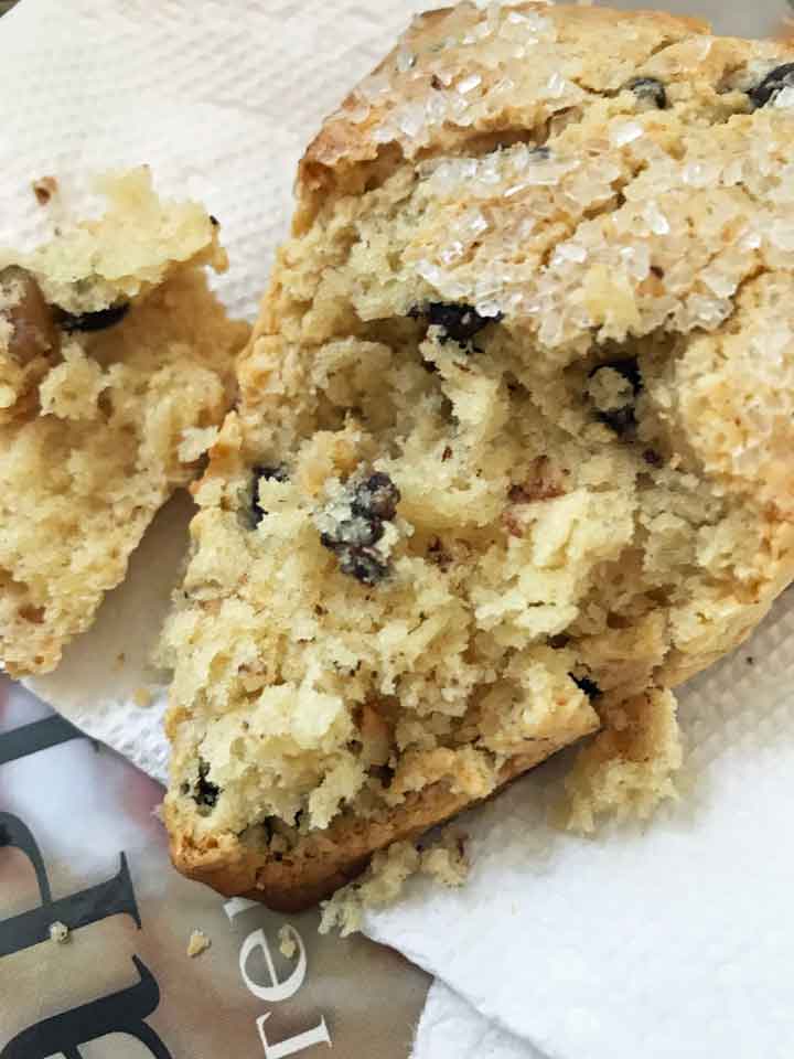 Texture shot of a maple scone Maple Scones texture shot
