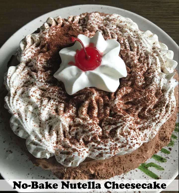 Six Inch Nutella Cheesecake