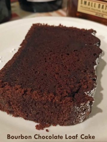 Bourbon Chocolate Loaf Cake