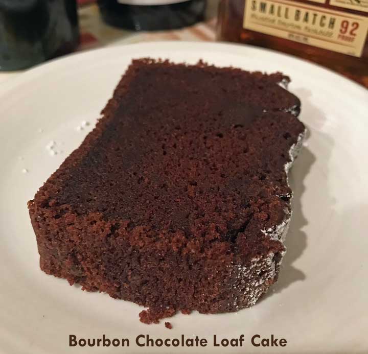 Bourbon Chocolate Loaf Cake