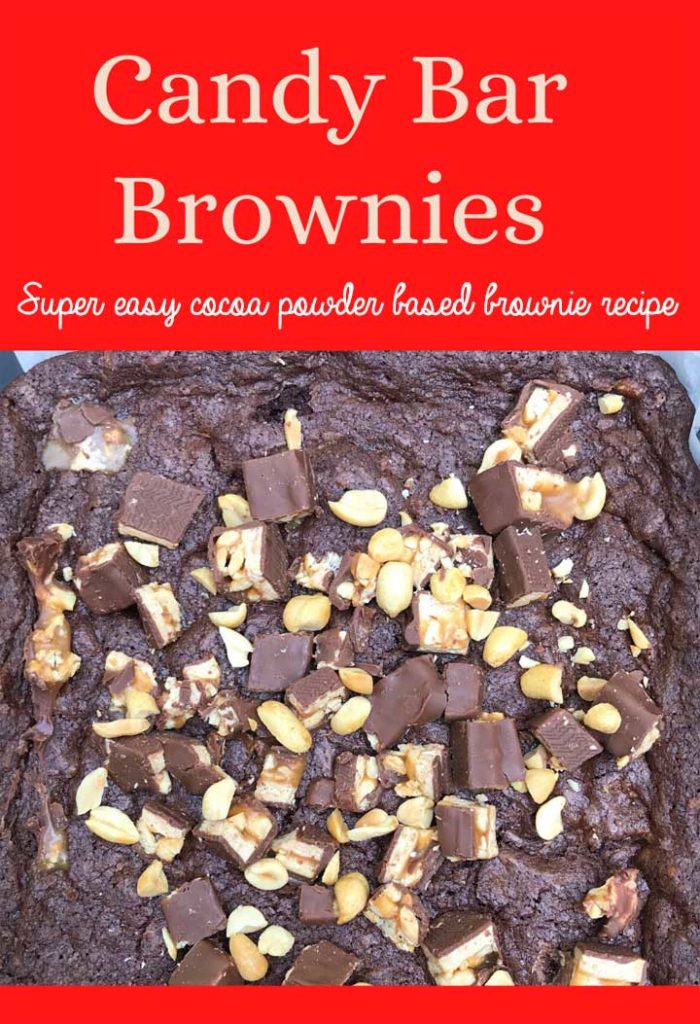 Dave Lieberman's Candy Bar Brownies