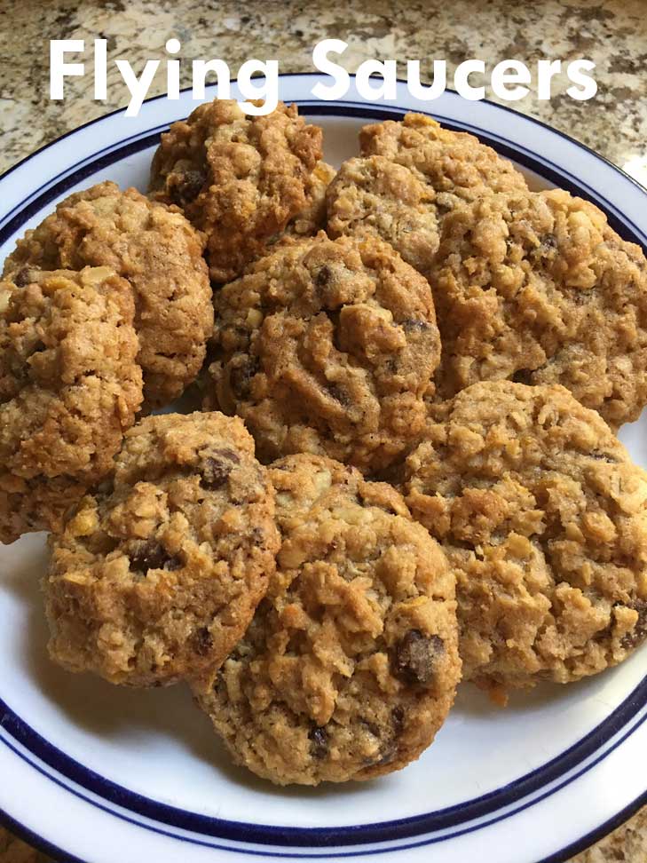 Flying Saucers or City School Cafeteria Cookies