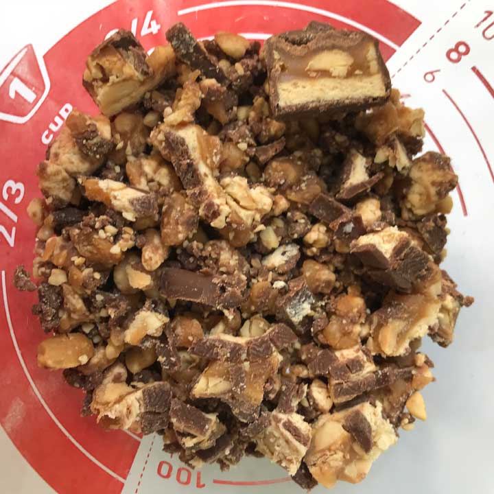 Dave Lieberman's Candy Bar Brownies