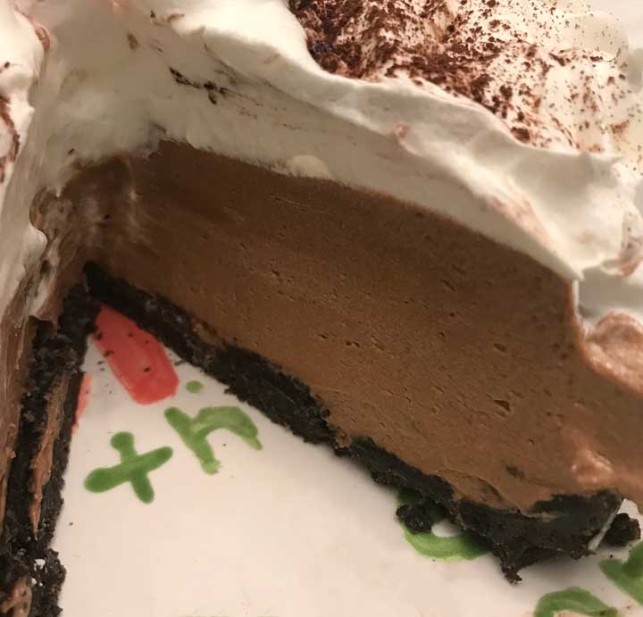 Six Inch No Bake Nutella Cheesecake texture photo