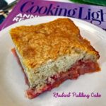 Rhubarb Pudding Cake