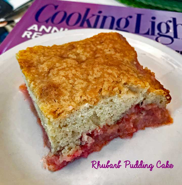 Rhubarb Pudding Cake