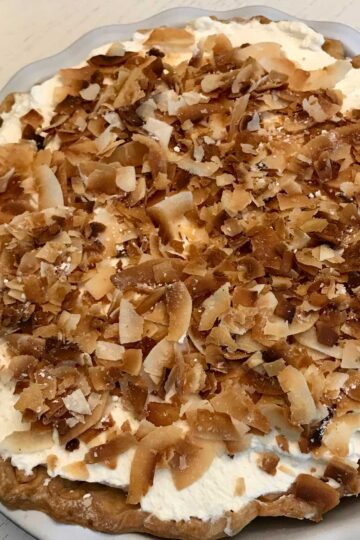 Coconut Chips Coconut Cream Pie