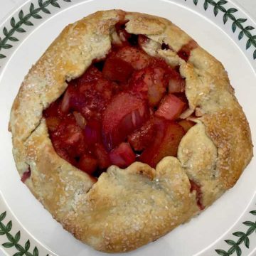 Strawberry Rhubarb Galette