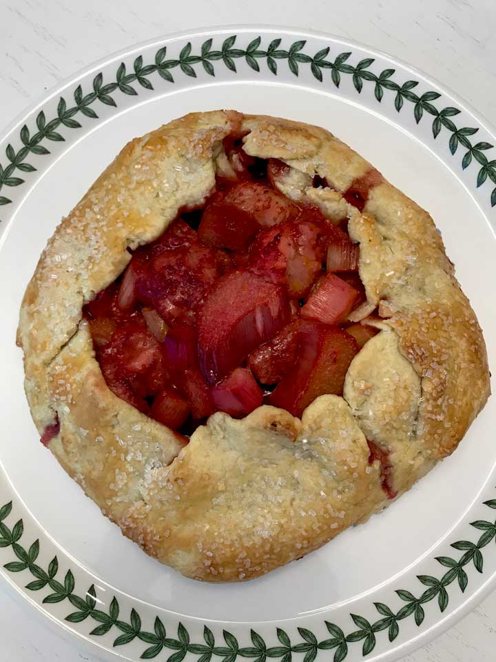 Strawberry Rhubarb Galette