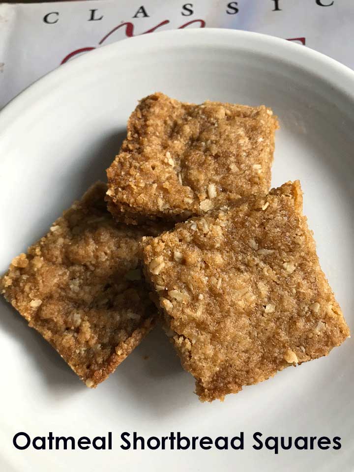 Oatmeal Shortbread Squares