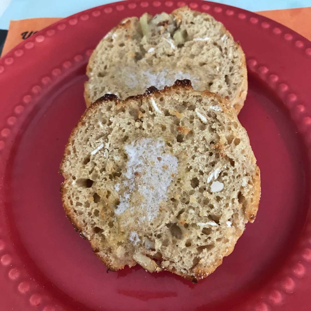 No Knead Apple Spice English Muffins Cookie Madness