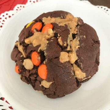 Gluten-Free Chocolate Peanut Butter Everything Cookies