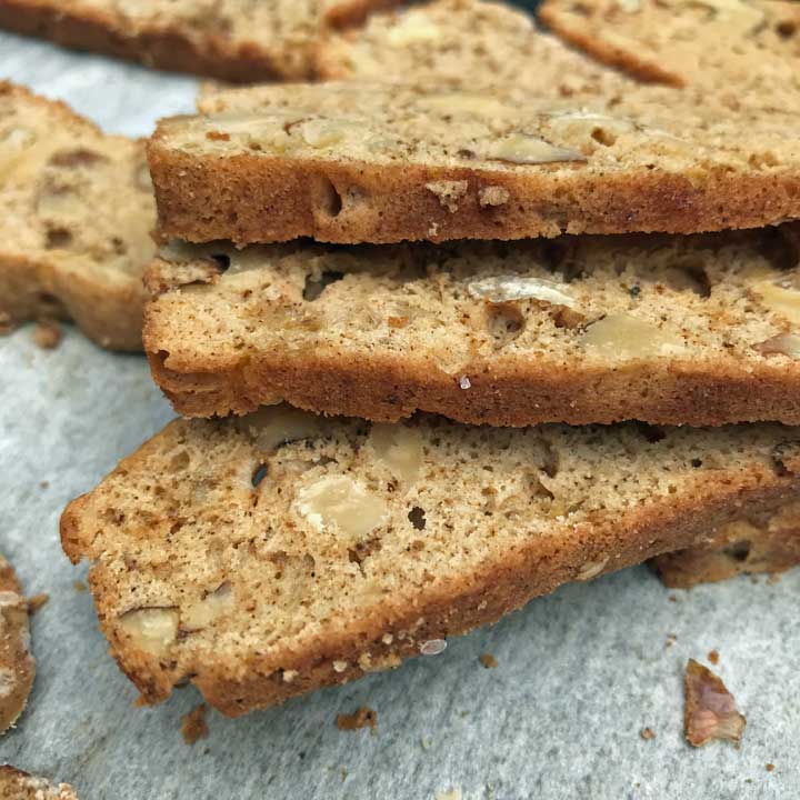 Apple Spice Biscotti Thins