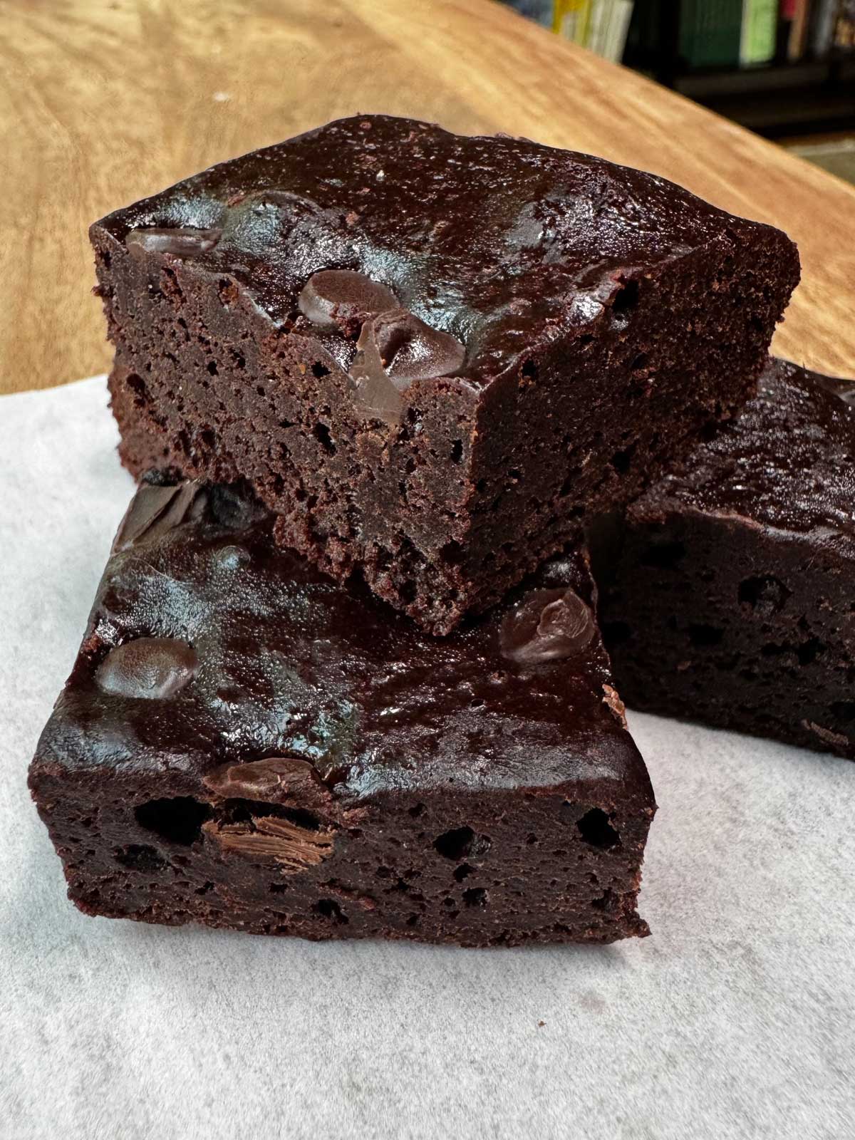 Allulose sweetened gluten-free brownies