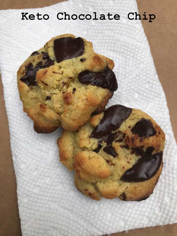 Small Batch Keto Chocolate Chip Cookies