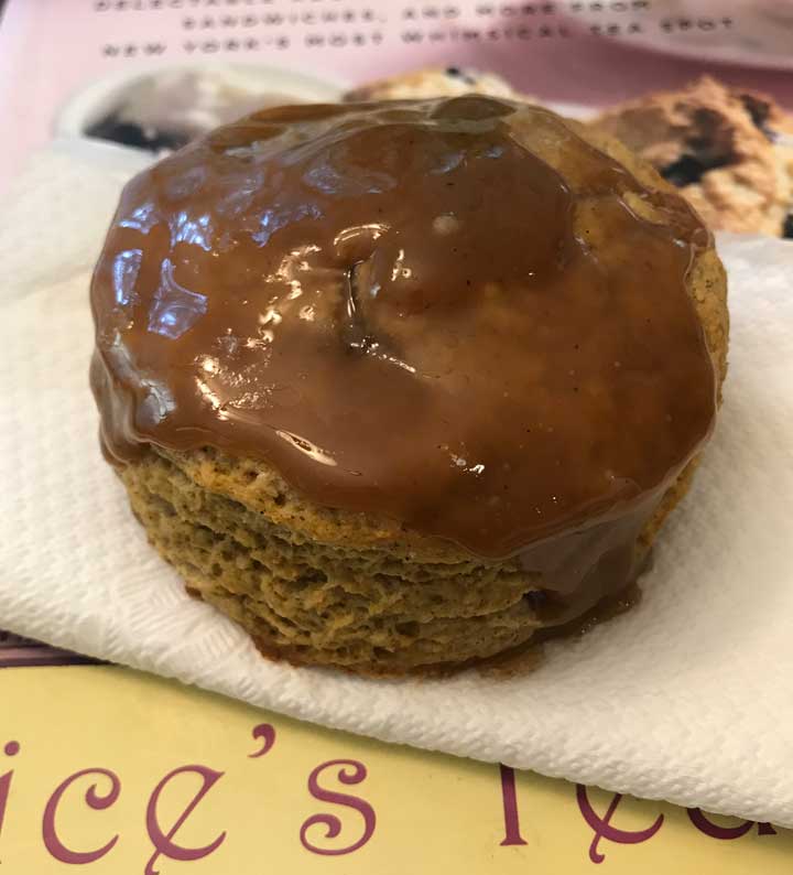 Alice's Tea Cup Pumpkin Scone