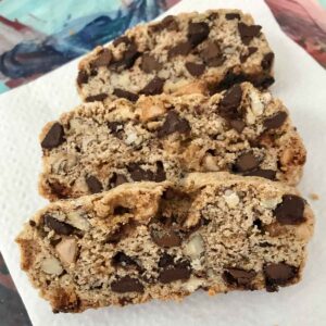 bourbon chocolate pecan pie biscotti