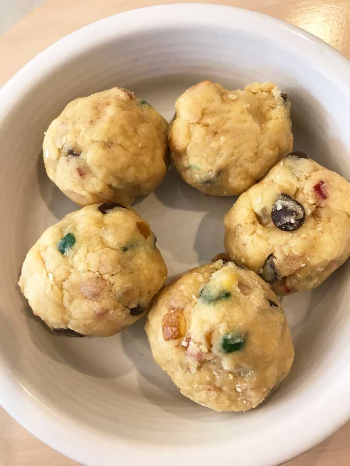 Pane del Pescatore cookie dough