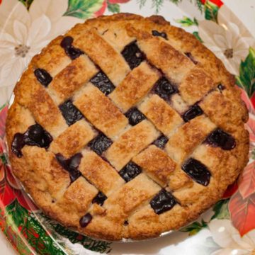 Frozen Cherry Berry Pie