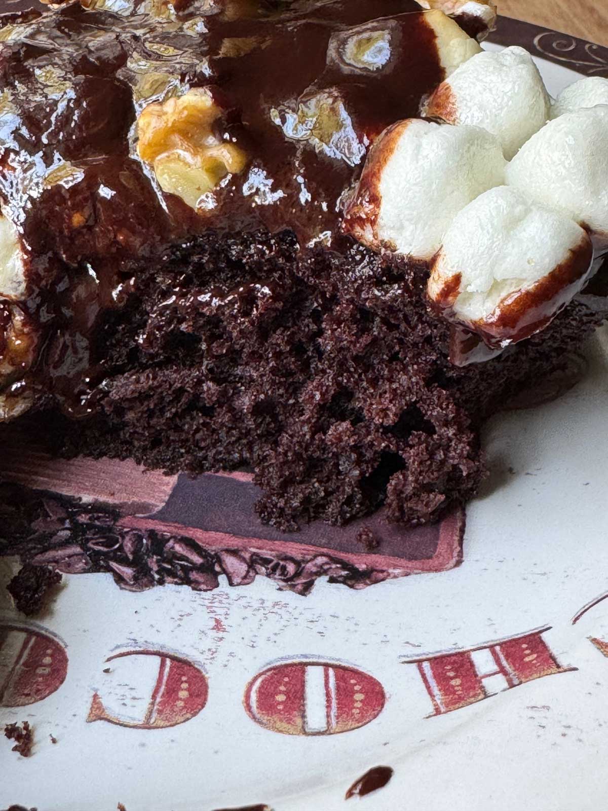 Mississippi Mud Cake recipe designed for an 8-inch pan.