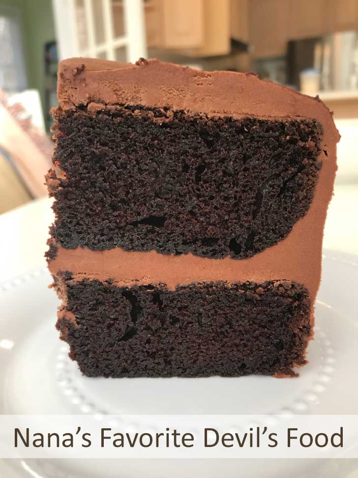 Nana's Favorite Devil's Food Cake
