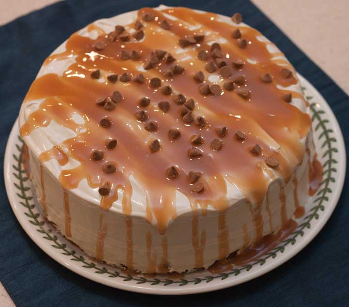 Spice Cake with Sea Foam Frosting