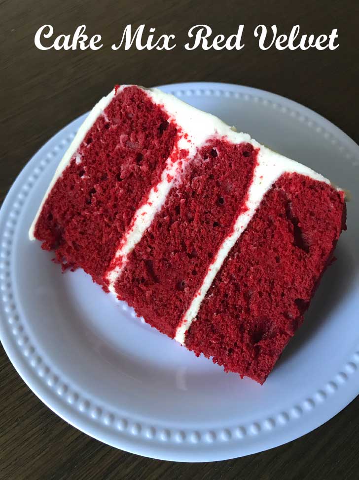 Doctor up some cake mix for White Cake Mix Red Velvet