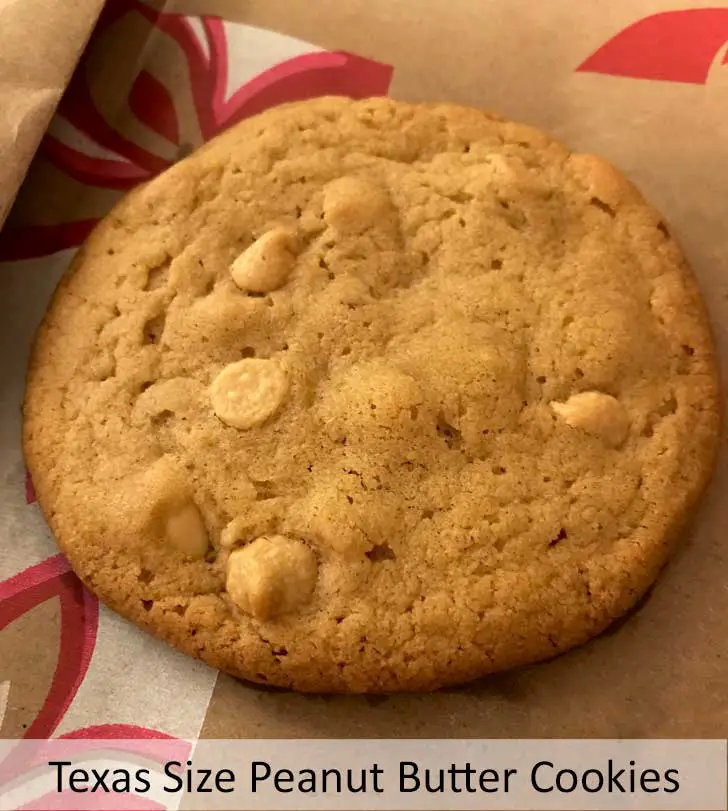 Texas Size Peanut Butter Cookies
