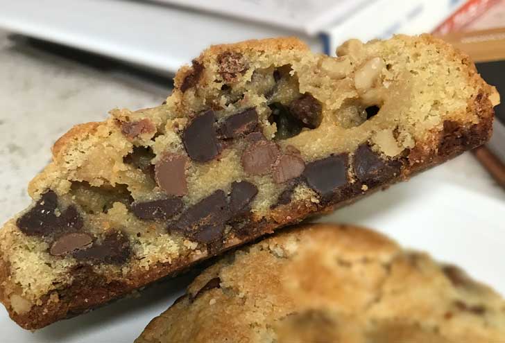 Bakery style chocolate chip cookies.