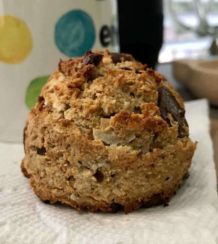 Coconut Almond Banana Cookies