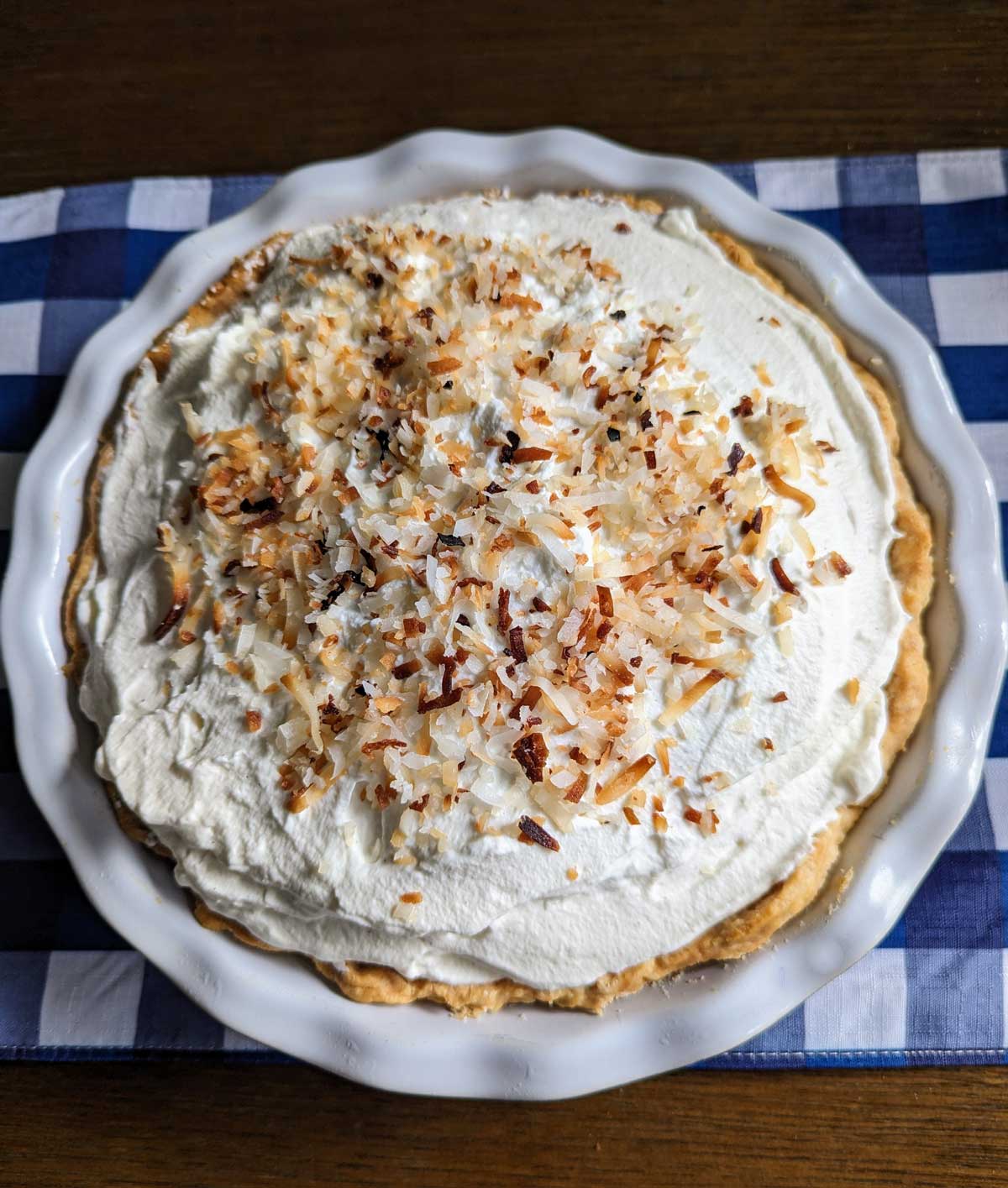 Whole Coconut Cream Pie