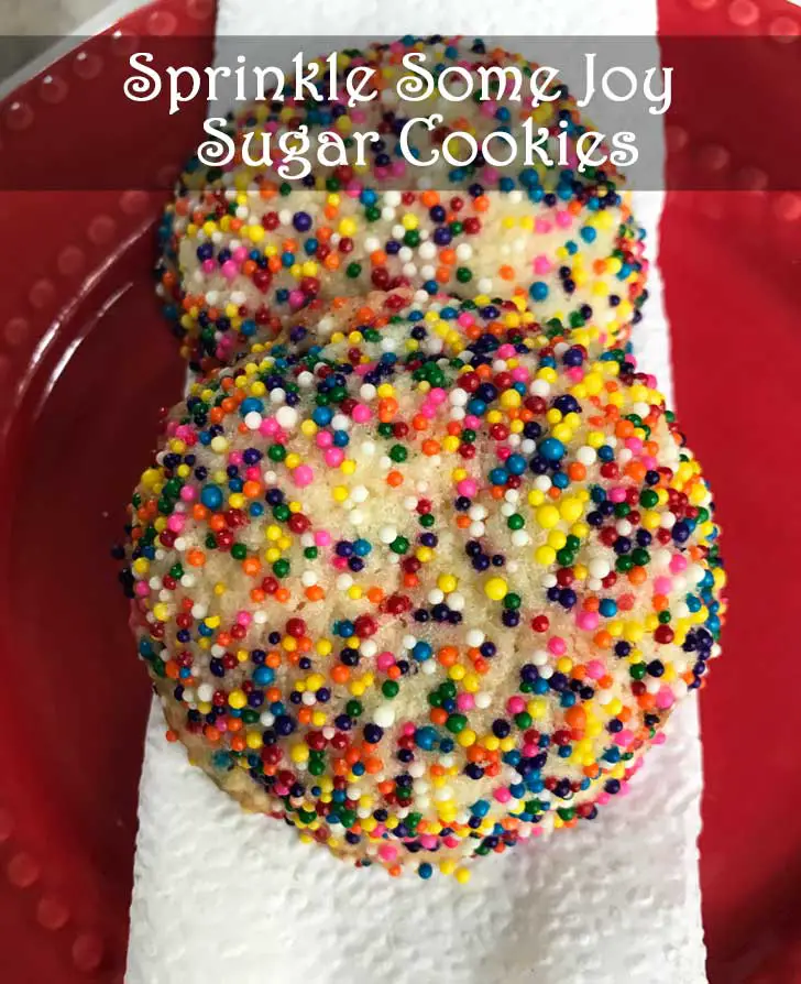 Sprinkle Some Joy Sprinkles Sugar Cookies from Tracy Wilk