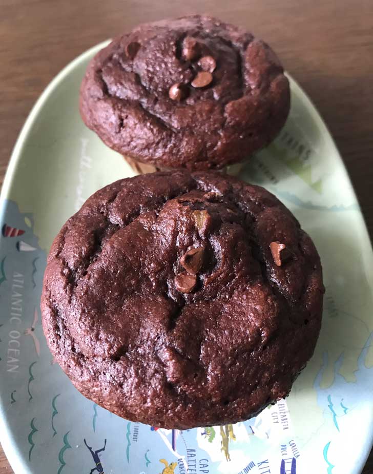 Reduced Fat Chocolate Muffins