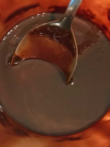 Shiny Chocolate Glaze