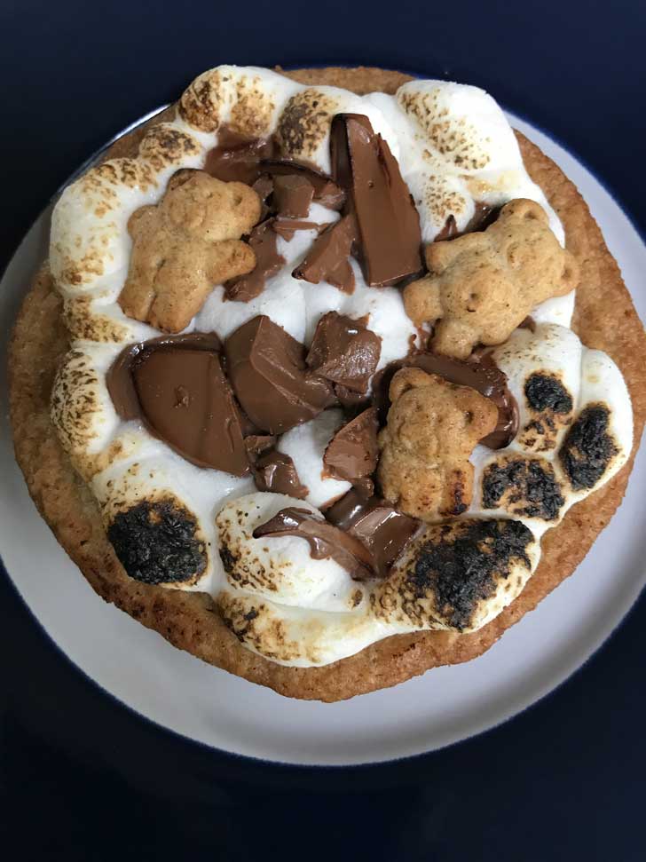Muffin Top Pan S'mores Cookies