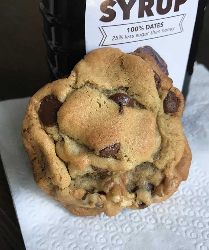 Dvash date syrup chocolate chip cookies recipe