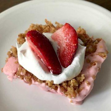 Frosty Strawberry Squares