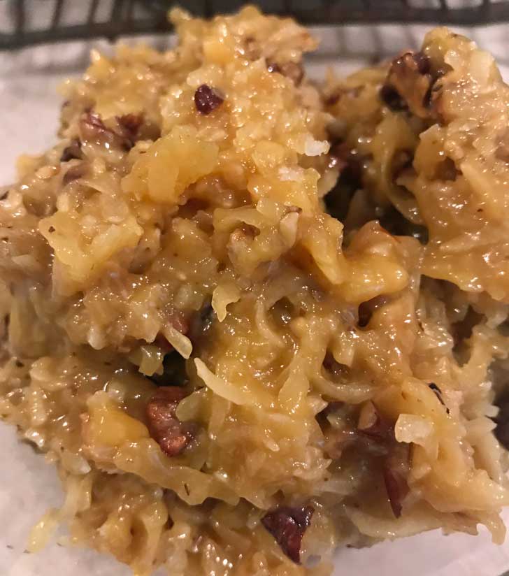 German Chocolate Cupcake Filling aka Coconut-Pecan Filling