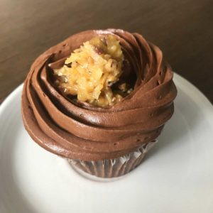 German Chocolate Cupcakes