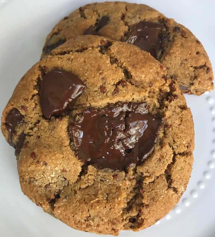 Quinoa Chocolate Chip Cookies