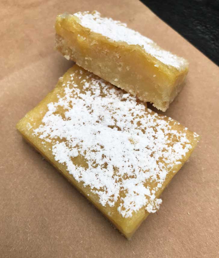 Eggless Lemon Bars