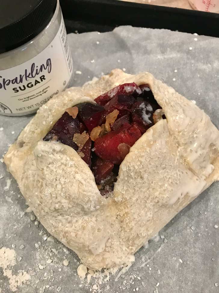 Cardamom Plum Galette