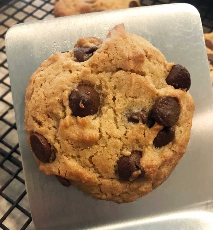 Mayonnaise Chocolate Chip Cookies made with Duke's mayonnaise.