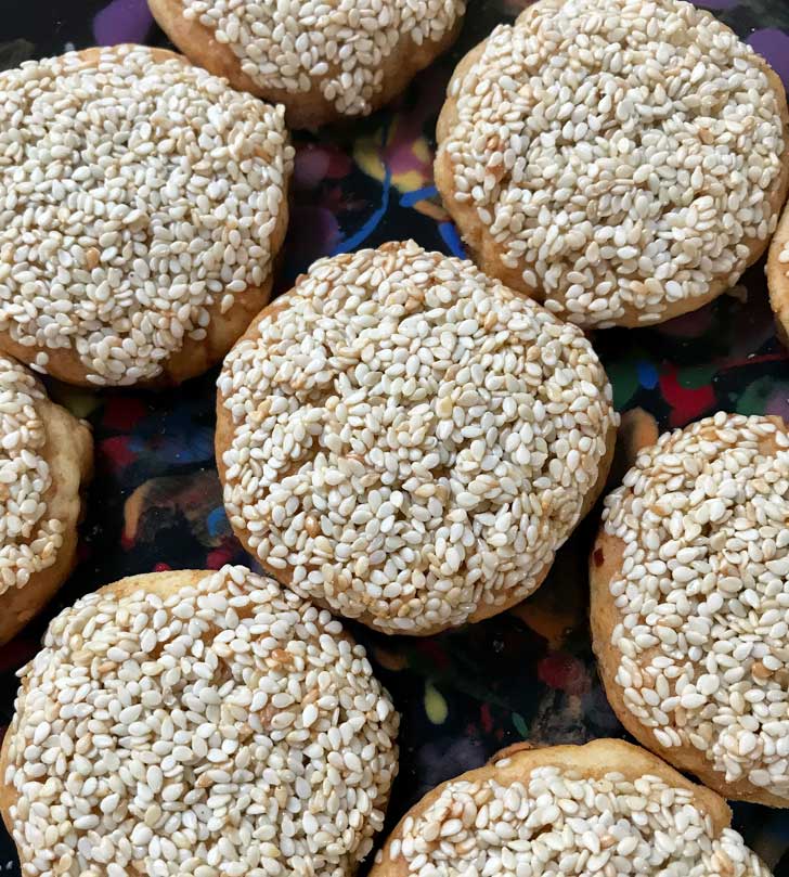 Sesame Cookies Recipe. also known as Barazek